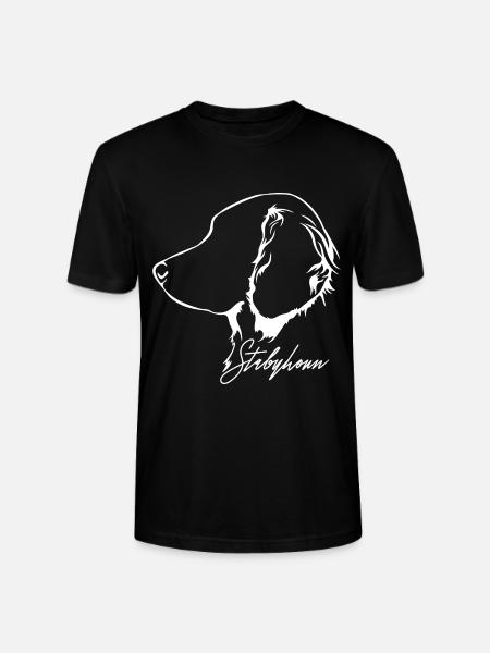 STABYHOUN Profil Chiens Wilsigns - T-shirt bio CRAFTER Stanley Stella Unisexe - noir