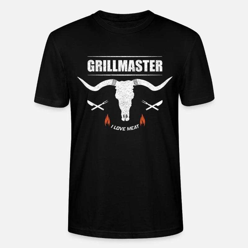 Grillmaster - Stanley/Stella Unisex Bio-T-Shirt CRAFTER - Schwarz