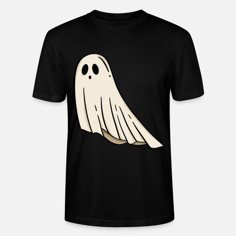 Geist Halloween - Stanley/Stella Unisex Bio-T-Shirt CRAFTER - Schwarz