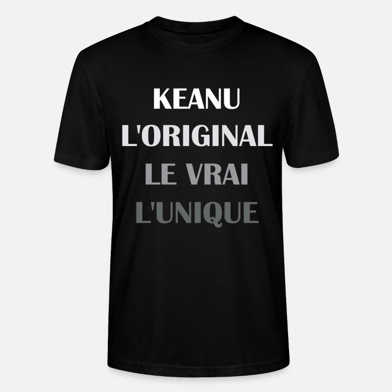 Keanu - T-shirt bio CRAFTER Stanley Stella Unisexe - noir