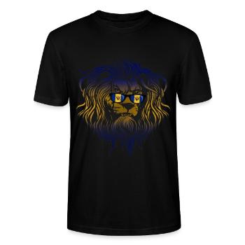 Barbados - Stanley/Stella CRAFTER Unisex Organic T-Shirt - black - Front - Alina (178cm) & Michal (187cm)