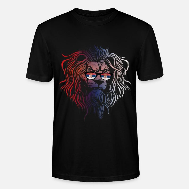 Serbien - Stanley/Stella Unisex Bio-T-Shirt CRAFTER - Schwarz
