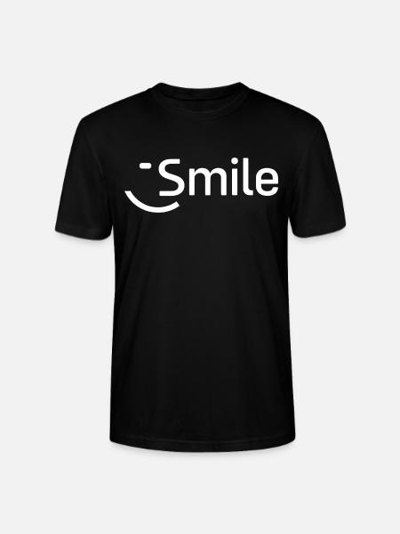 Smile - Stanley/Stella CRAFTER Unisex Organic T-Shirt - black