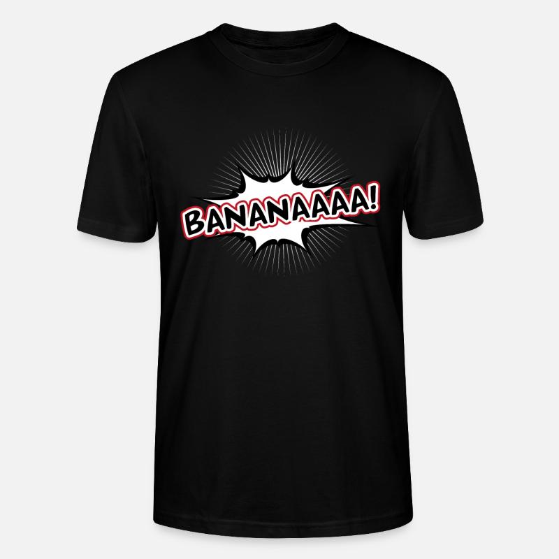 bananaaaa! - Stanley/Stella Unisex Bio-T-Shirt CRAFTER - Schwarz