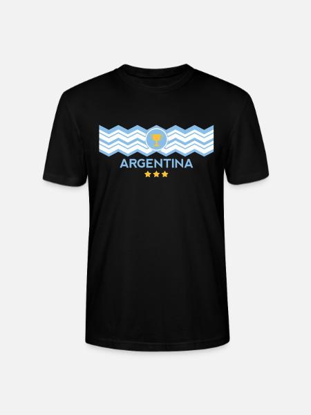 Campeón del mundo Argentina - Stanley/Stella CRAFTER Unisex Organic T-Shirt - black