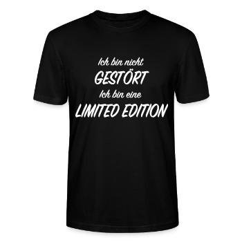 provokant Provokation Gestört Limited Edition - Stanley/Stella Unisex Bio-T-Shirt CRAFTER - Schwarz - Vorne - Alina (178cm) & Michal (187cm)
