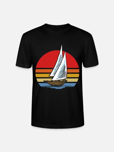 sailing - Stanley/Stella CRAFTER Unisex Organic T-Shirt - black