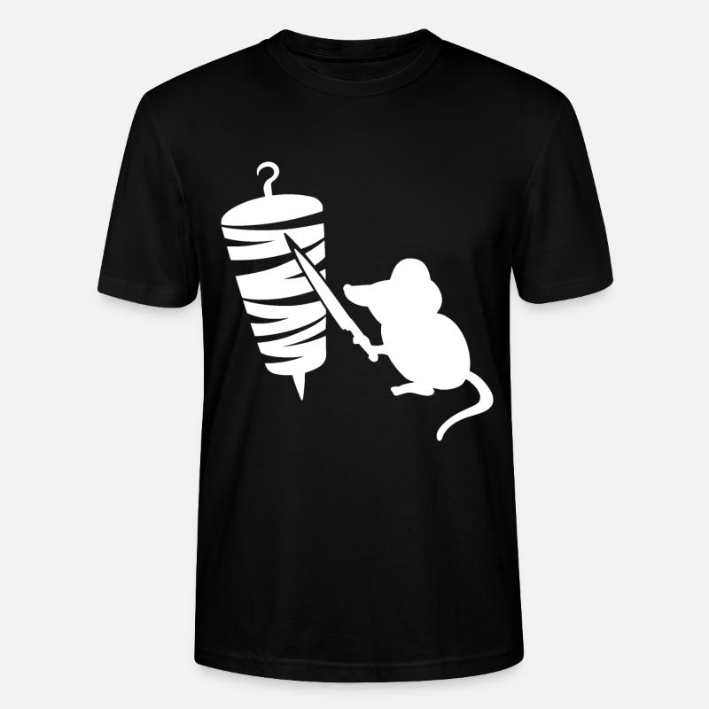 Kebab Grill Maus - Stanley/Stella Unisex Bio-T-Shirt CRAFTER - Schwarz