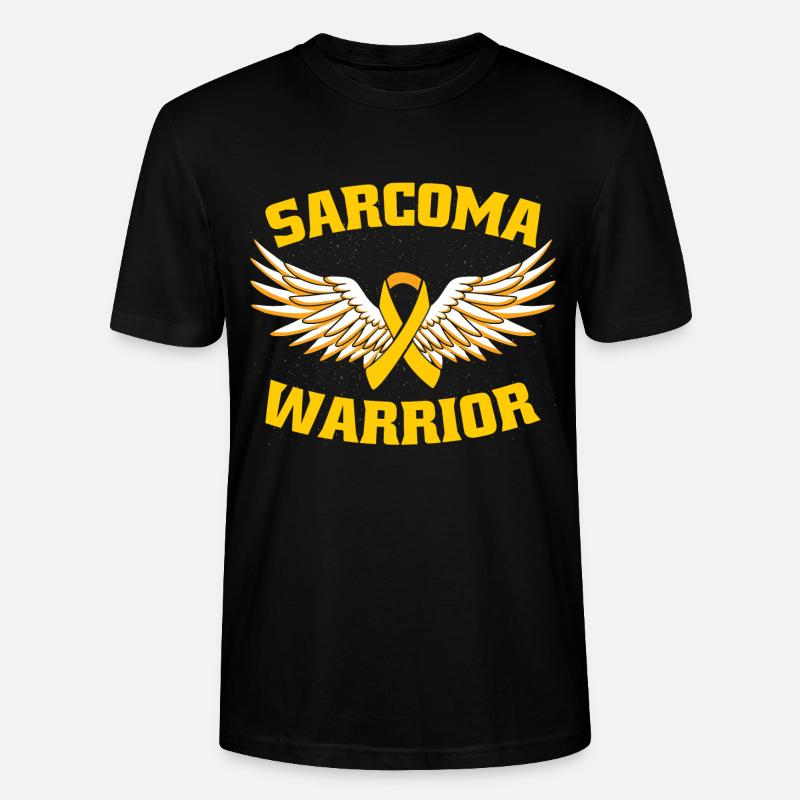 Sarcoma Warrior - Stanley/Stella CRAFTER Unisex Organic T-Shirt - black