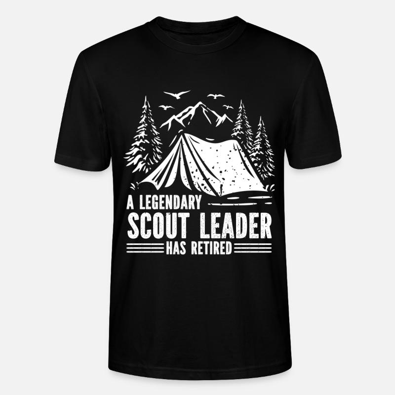 Pfadfinderleiter | Pfadfinder Scouting Geschenk - Stanley/Stella Unisex Bio-T-Shirt CRAFTER - Schwarz