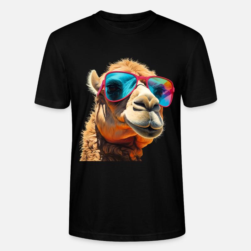Kamel - Stanley/Stella Unisex Bio-T-Shirt CRAFTER - Schwarz