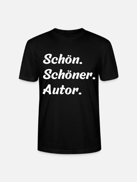 Schön. Schöner. Autor - Stanley/Stella Unisex Bio-T-Shirt CRAFTER - Schwarz