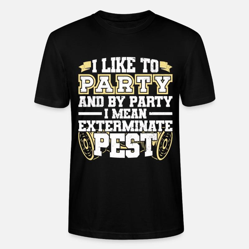 Schädlingsbekämpfung Beruf | Kammerjäger Geschenke - Stanley/Stella Unisex Bio-T-Shirt CRAFTER - Schwarz