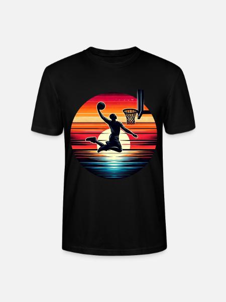 Basketball Basketballer - Stanley/Stella Unisex Bio-T-Shirt CRAFTER - Schwarz