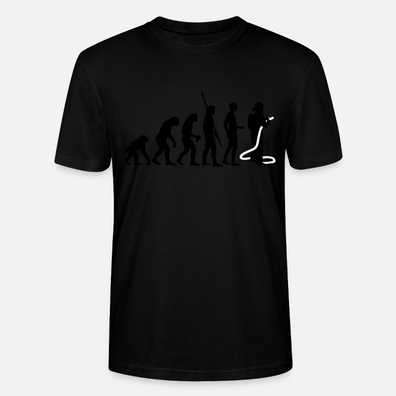 evolution_feuerwehr_b_2c - T-shirt bio CRAFTER Stanley Stella Unisexe - noir