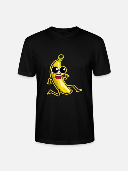 Crazy banana - Stanley/Stella CRAFTER Unisex Organic T-Shirt - black