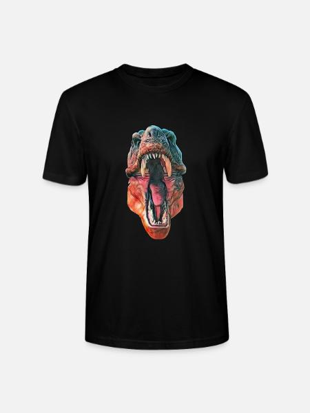 T-Rex - Stanley/Stella CRAFTER Unisex Organic T-Shirt - black