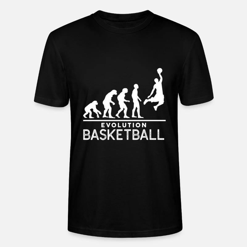 Evolution Basketball - Stanley/Stella Unisex Bio-T-Shirt CRAFTER - Schwarz