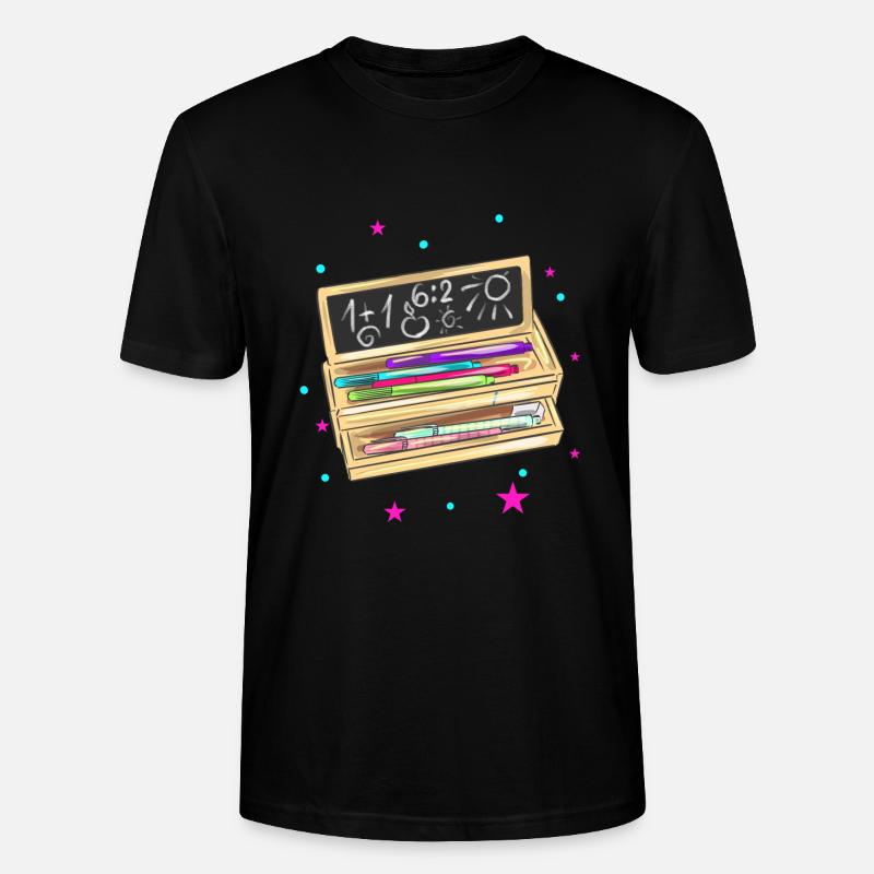 Dossier étudiant pour la scolarisation - T-shirt bio CRAFTER Stanley Stella Unisexe - noir