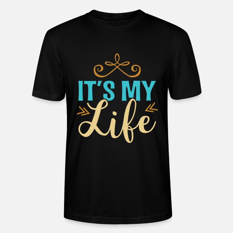 C’est ma vie - T-shirt bio CRAFTER Stanley Stella Unisexe - noir
