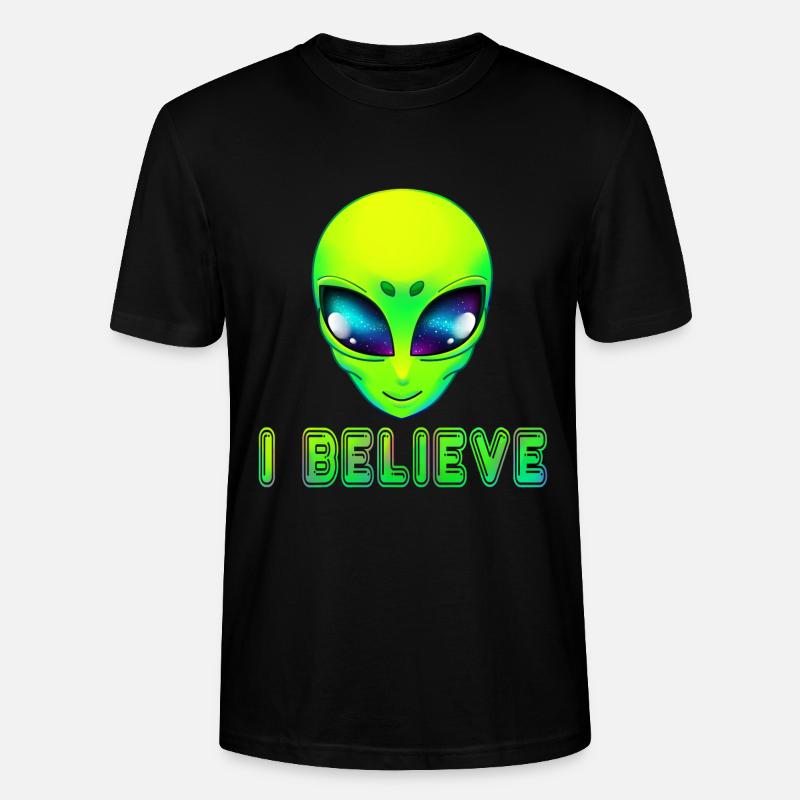 Alien Ausserirdische - Stanley/Stella Unisex Bio-T-Shirt CRAFTER - Schwarz