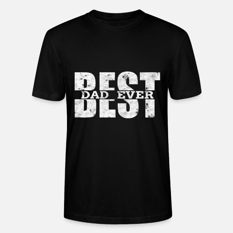 Bester Papa - Stanley/Stella Unisex Bio-T-Shirt CRAFTER - Schwarz