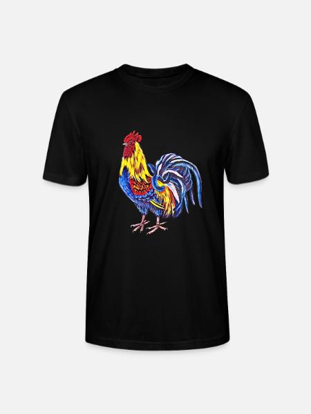 Rooster - Stanley/Stella CRAFTER Unisex Organic T-Shirt - black