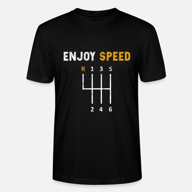 Autofahrer Spruch - Stanley/Stella Unisex Bio-T-Shirt CRAFTER - Schwarz