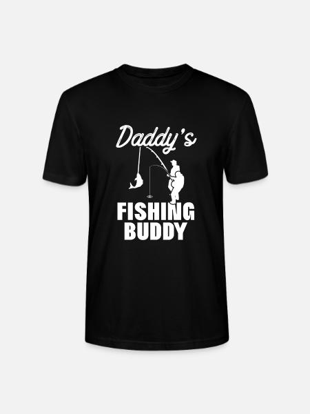 Daddies Fishing Buddy - Angler - Stanley/Stella Unisex Bio-T-Shirt CRAFTER - Schwarz