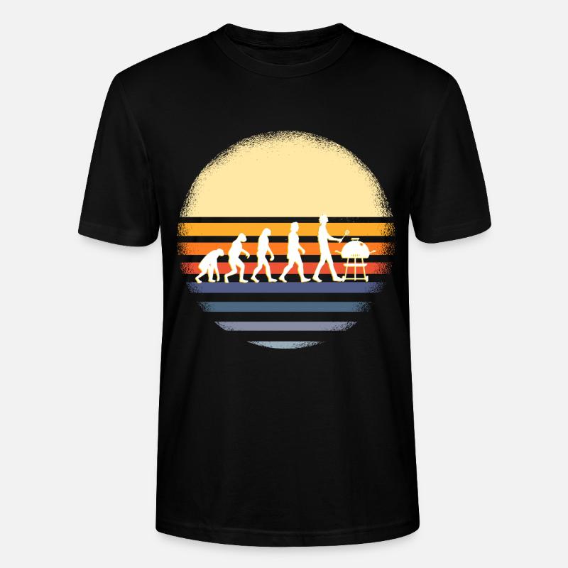 Grill Evolution - Stanley/Stella Unisex Bio-T-Shirt CRAFTER - Schwarz