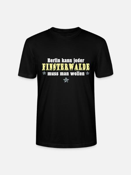 finsterwalde 01 - Stanley/Stella Unisex Bio-T-Shirt CRAFTER - Schwarz