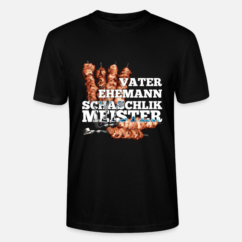 Shashlik Master Gift - Stanley/Stella CRAFTER Unisex Organic T-Shirt - black
