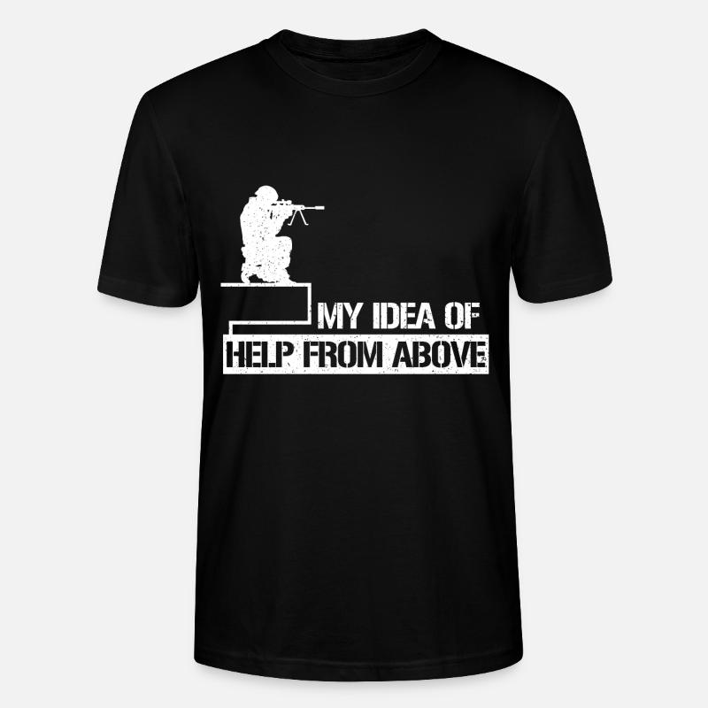 Militär - Stanley/Stella Unisex Bio-T-Shirt CRAFTER - Schwarz