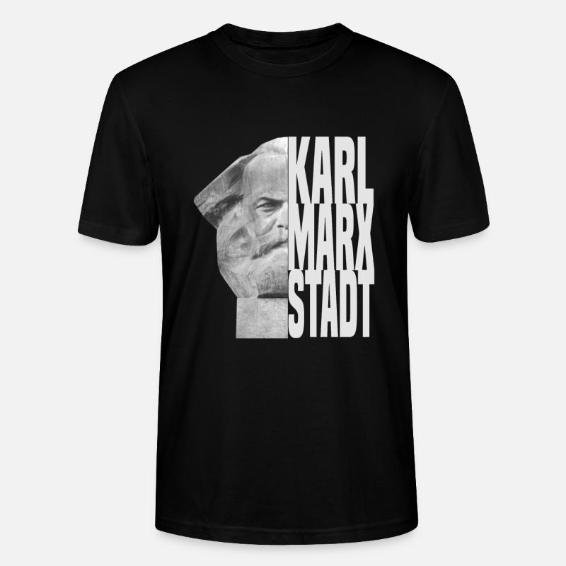 karl marx stadt chemnitz - Stanley/Stella Unisex Bio-T-Shirt CRAFTER - Schwarz