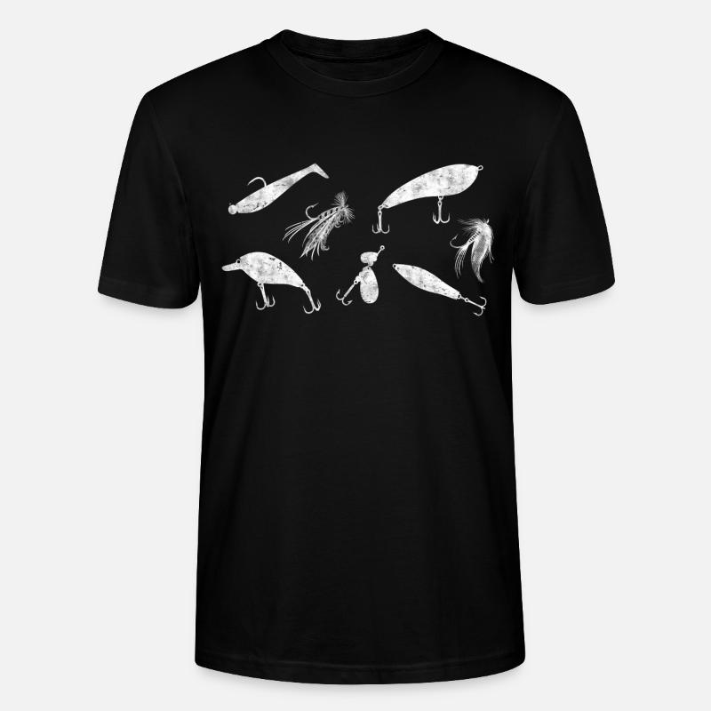Appât de pêche Pêche prédatrice - T-shirt bio CRAFTER Stanley Stella Unisexe - noir