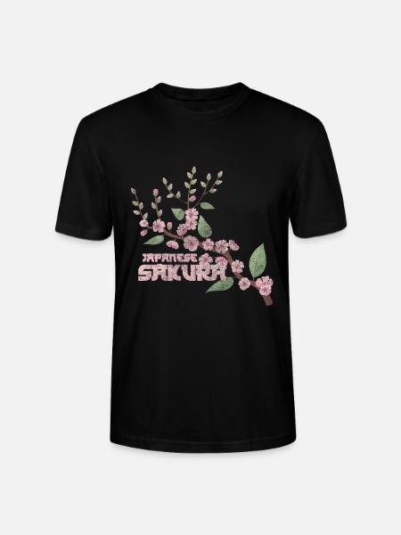 Kirschblüte Blüte Bunt - Stanley/Stella Unisex Bio-T-Shirt CRAFTER - Schwarz