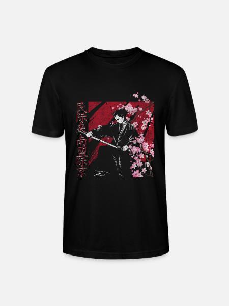 Cherry blossom - Stanley/Stella CRAFTER Unisex Organic T-Shirt - black