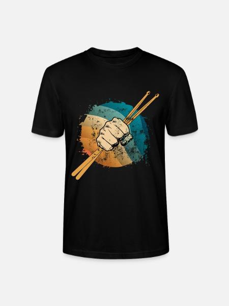 Batterie vibrations et percussions - T-shirt bio CRAFTER Stanley Stella Unisexe - noir