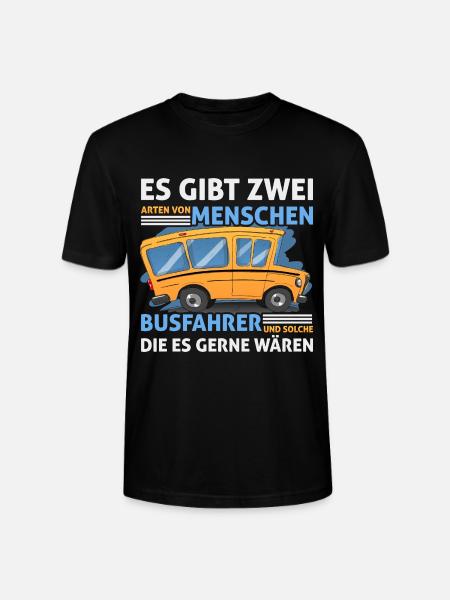 Busfahrer - Stanley/Stella Unisex Bio-T-Shirt CRAFTER - Schwarz