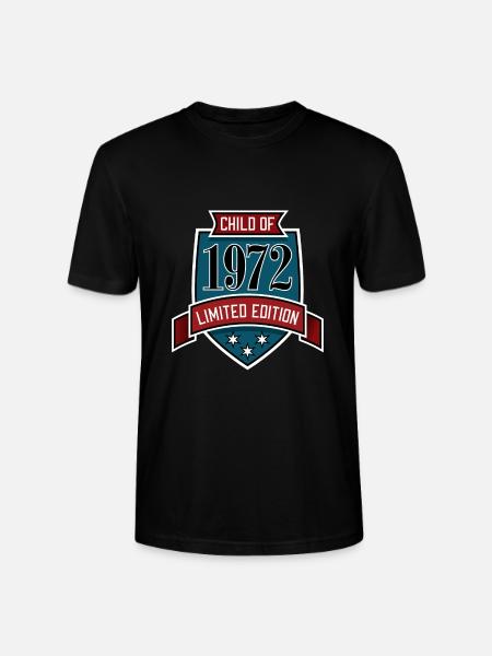 Child of 1972 - Stanley/Stella CRAFTER Unisex Organic T-Shirt - black