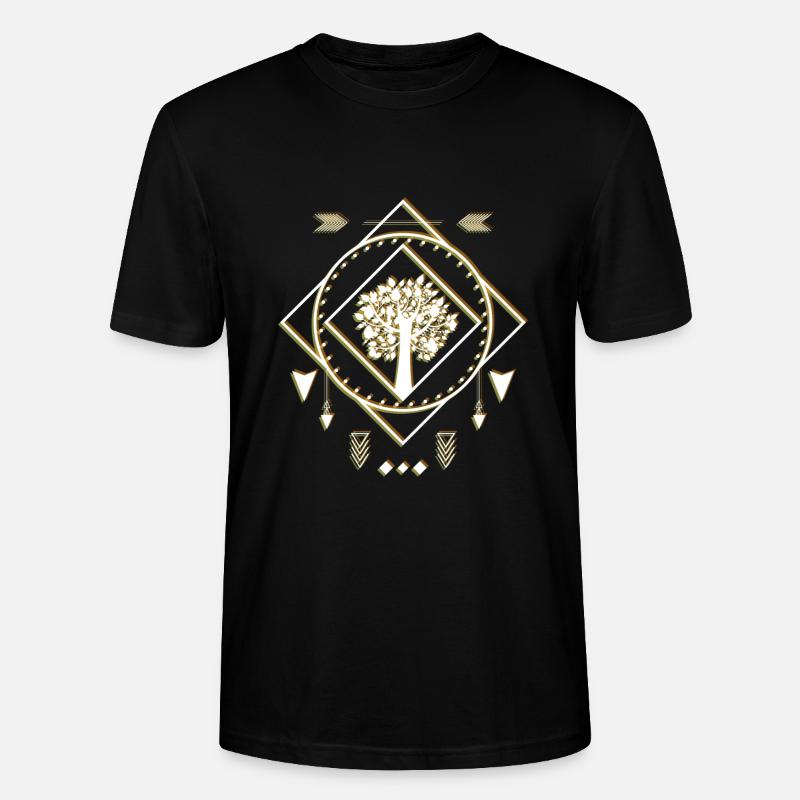 Symbole Sprituell Stars Signification - T-shirt bio CRAFTER Stanley Stella Unisexe - noir