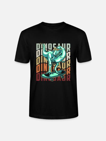 T-Rex Tyrannosaurus Fleischfresser - Stanley/Stella Unisex Bio-T-Shirt CRAFTER - Schwarz