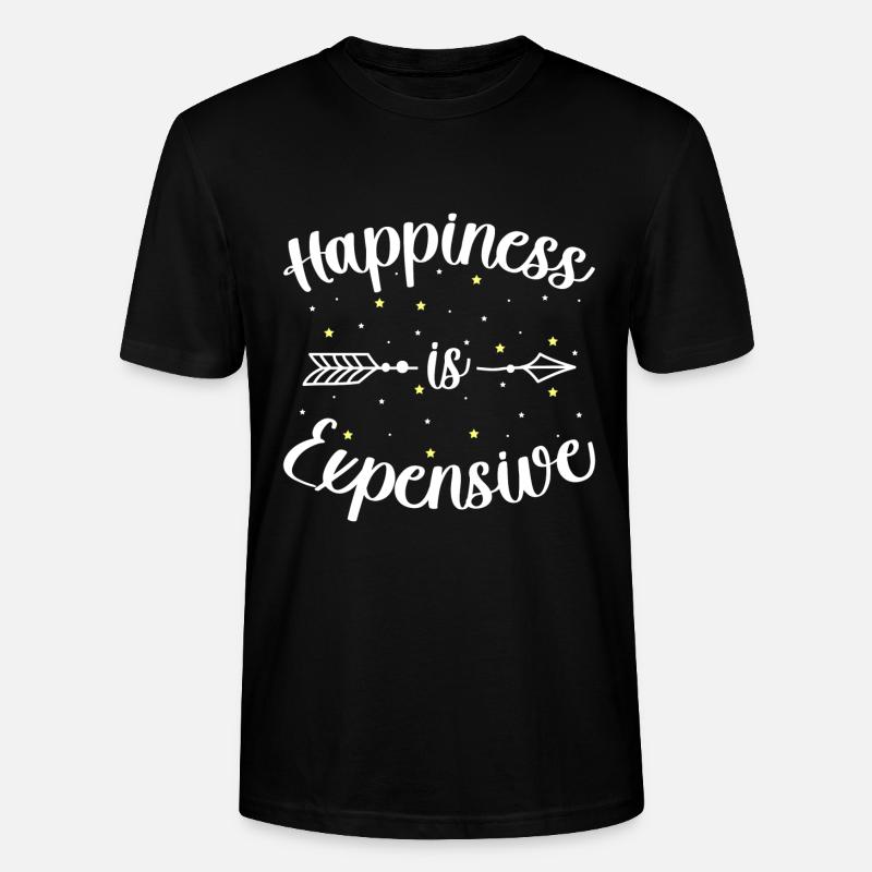 Glücklich Glückseeligkeit Lebensenergie - Stanley/Stella Unisex Bio-T-Shirt CRAFTER - Schwarz