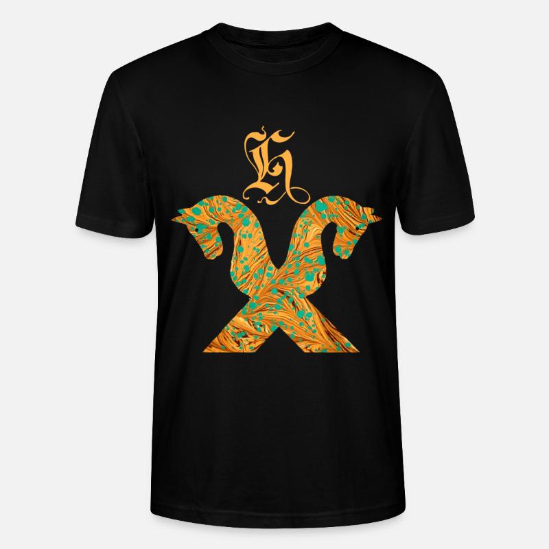cheval pignon e 95 h - T-shirt bio CRAFTER Stanley Stella Unisexe - noir