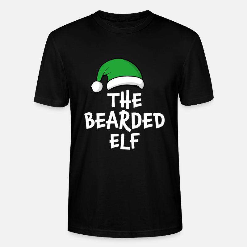 Der bärtige Elf - Stanley/Stella Unisex Bio-T-Shirt CRAFTER - Schwarz