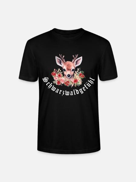 Black Forest feeling - Stanley/Stella CRAFTER Unisex Organic T-Shirt - black