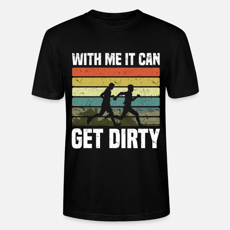 Mud Run Team - Stanley/Stella Unisex Bio-T-Shirt CRAFTER - Schwarz