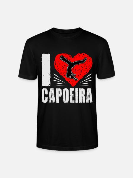 Ich liebe Capoeira - Stanley/Stella Unisex Bio-T-Shirt CRAFTER - Schwarz