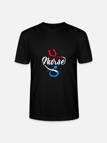 Stéthoscope infirmière - T-shirt bio CRAFTER Stanley Stella Unisexe - noir