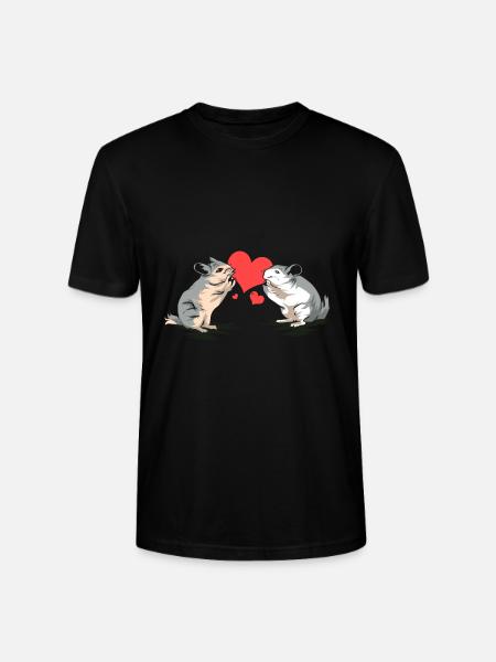 chinchilla - T-shirt bio CRAFTER Stanley Stella Unisexe - noir